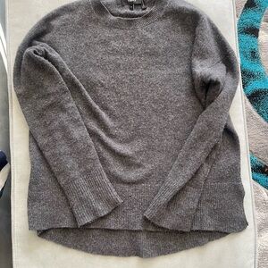 Theory Charcoal Knit Pullover